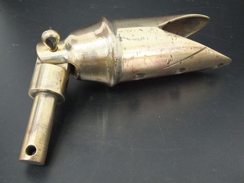 Vintage sailing dingy - dingy, brass