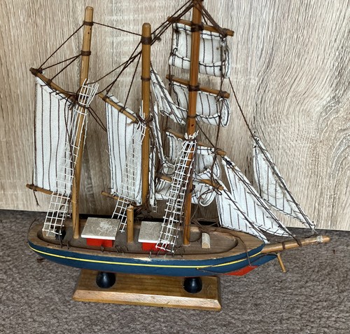 Vintage wooden sailing - wooden,