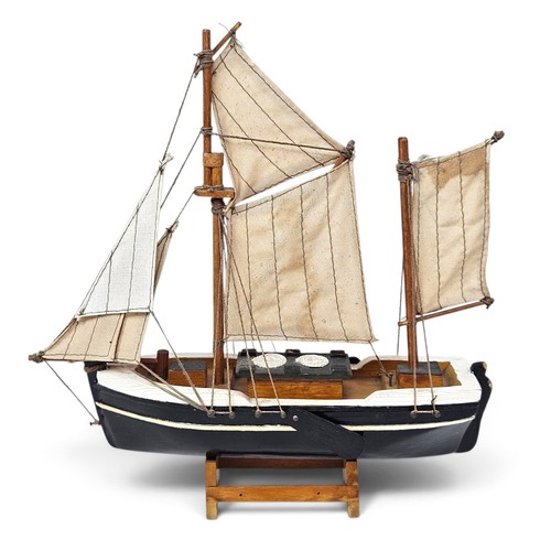 Vintage wooden model sailing - model,